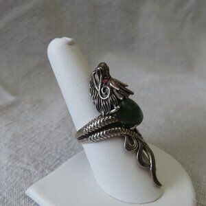 Jade Dragon ring